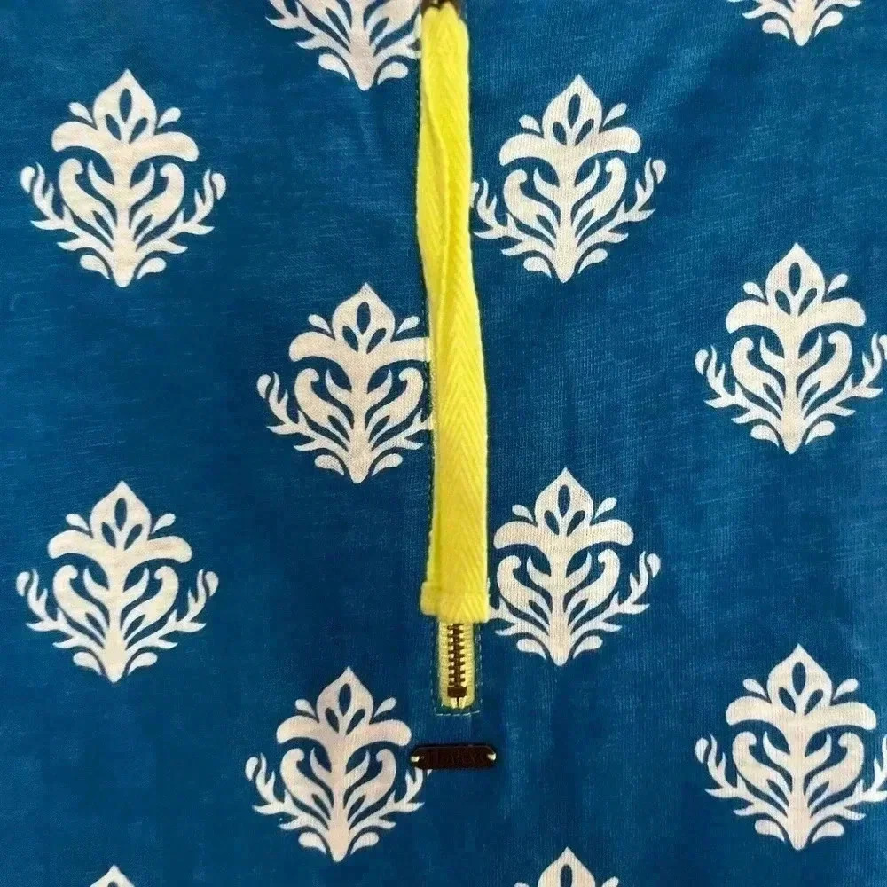 Hatley Nellie Dress with fleur de lis pattern size M - Picture 6 of 9